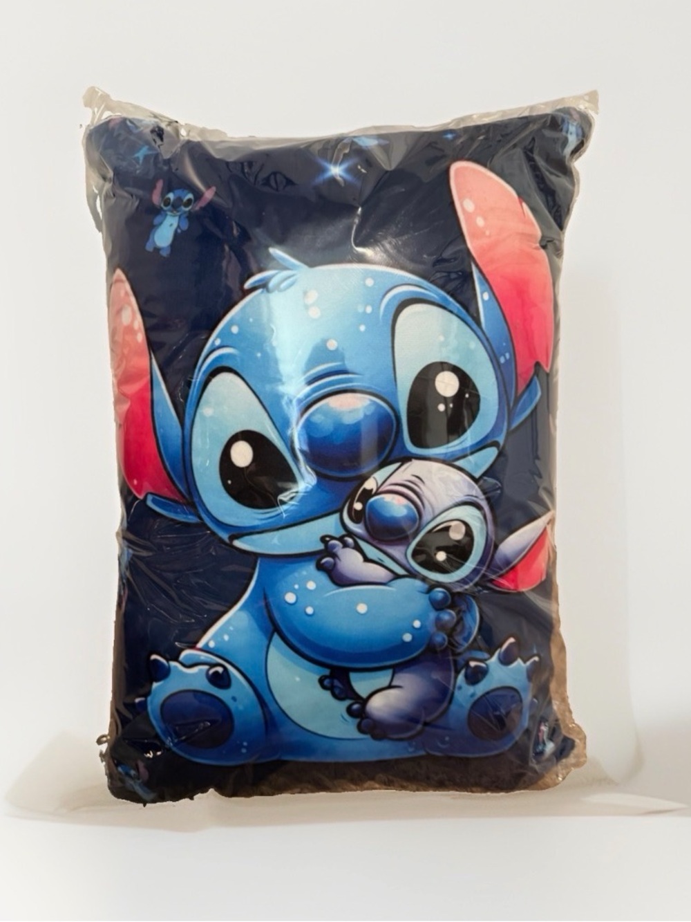 Stitch & Baby Stitch Decorative Pillow with Removable Zipper Pillowcase